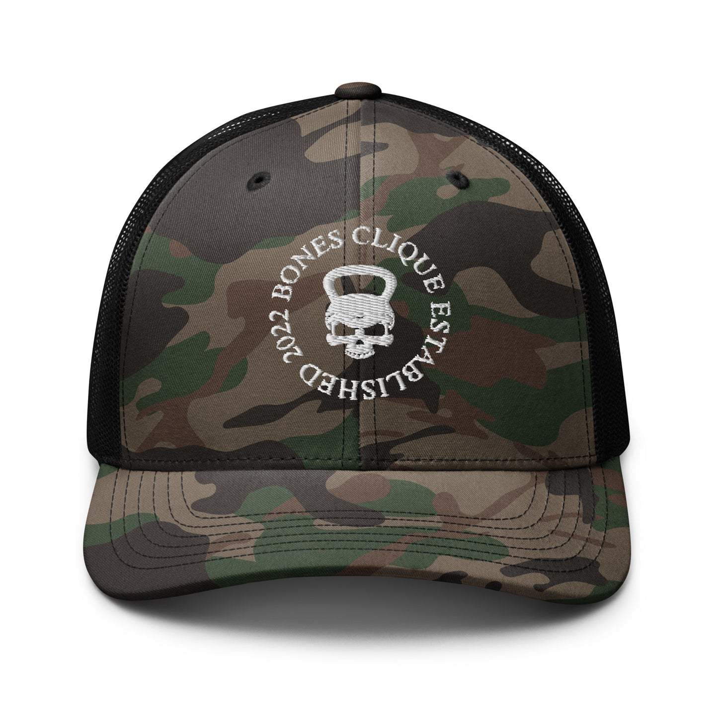 EST. Camo Trucker Cap