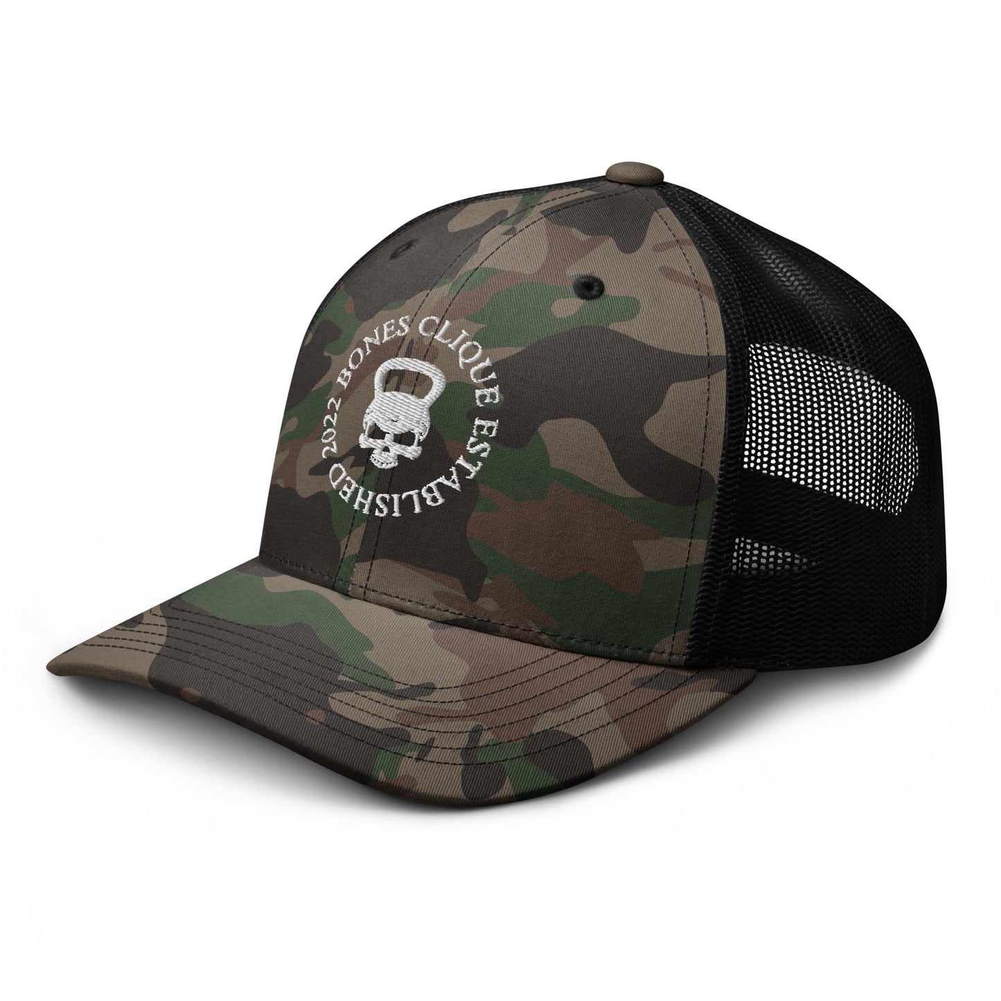 EST. Camo Trucker Cap