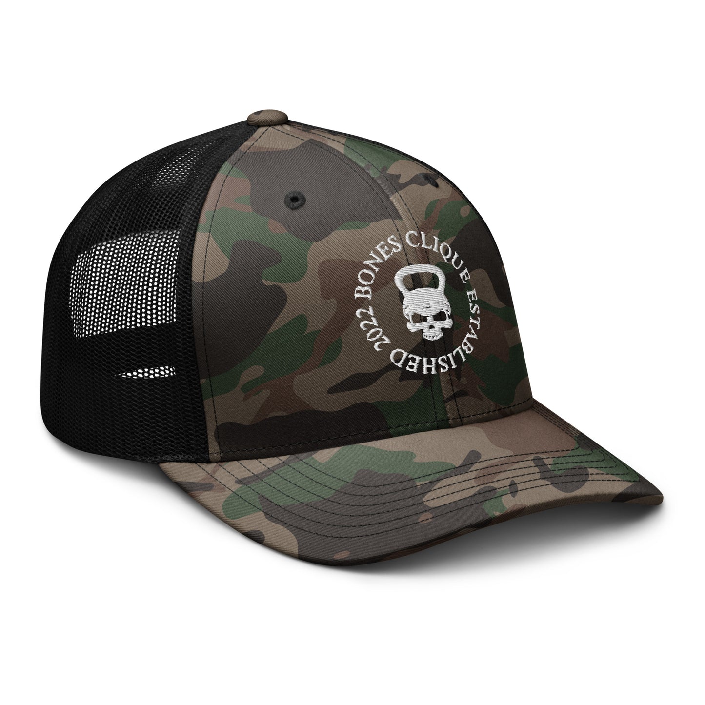 EST. Camo Trucker Cap