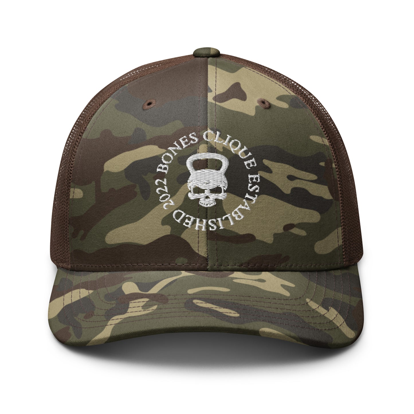 EST. Camo Trucker Cap