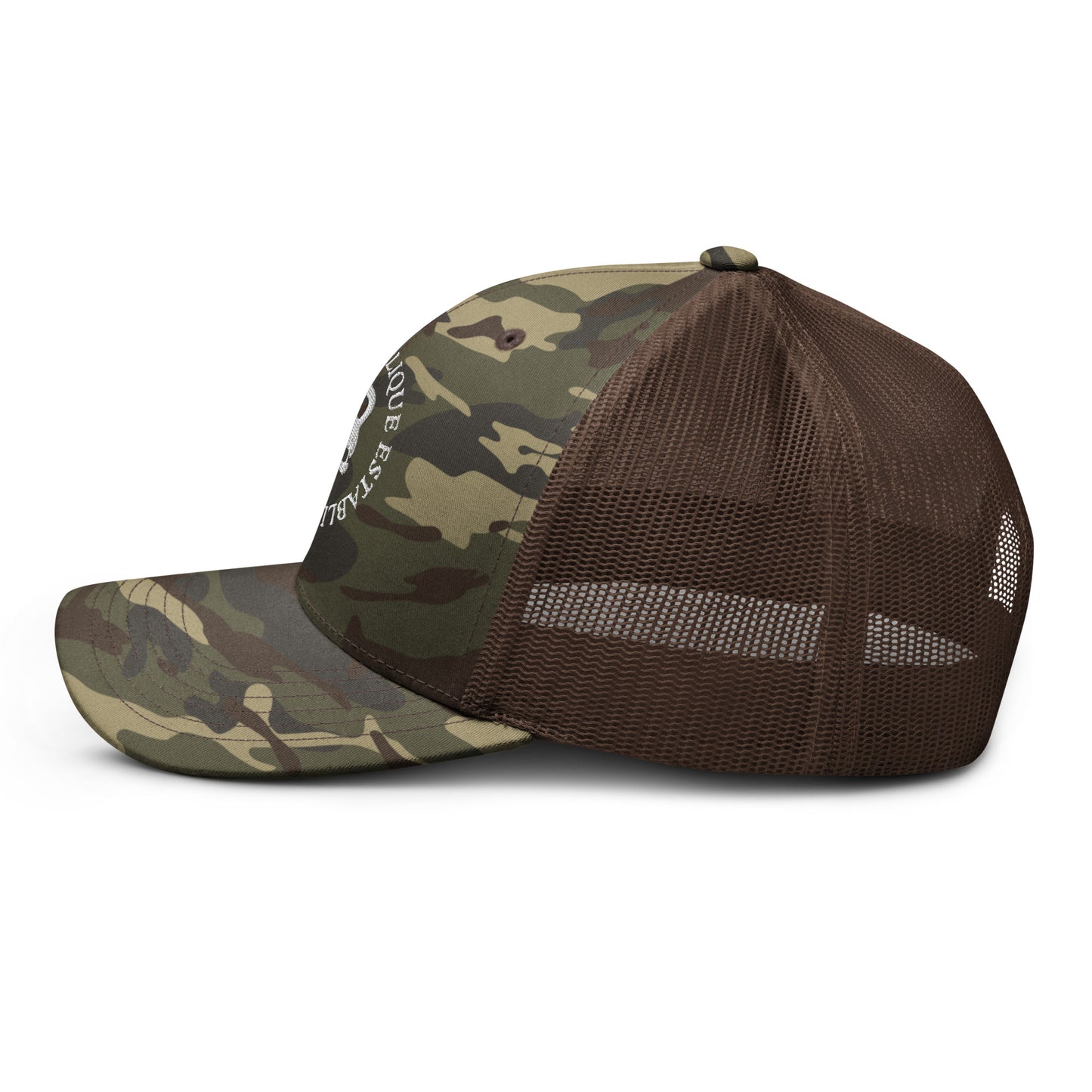 EST. Camo Trucker Cap