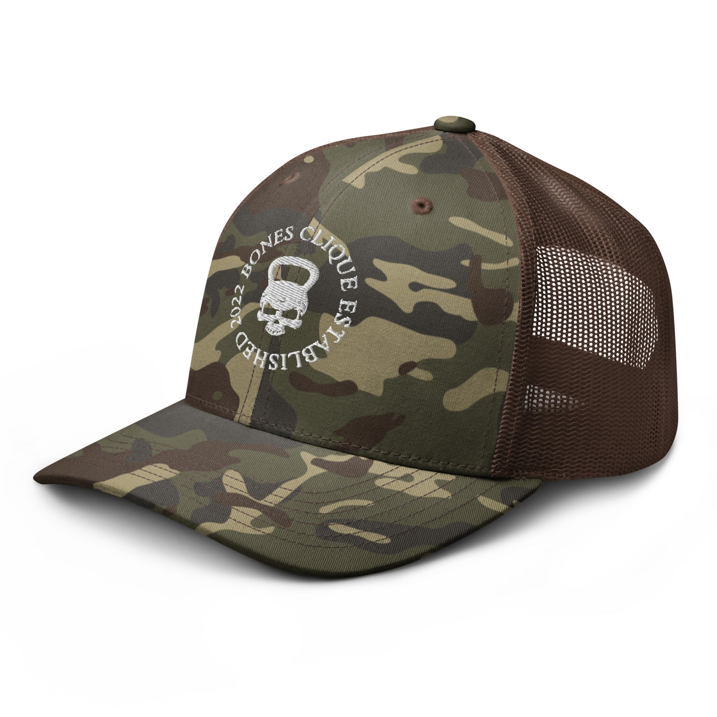 EST. Camo Trucker Cap