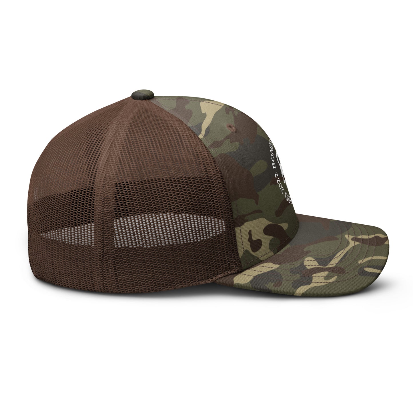 EST. Camo Trucker Cap