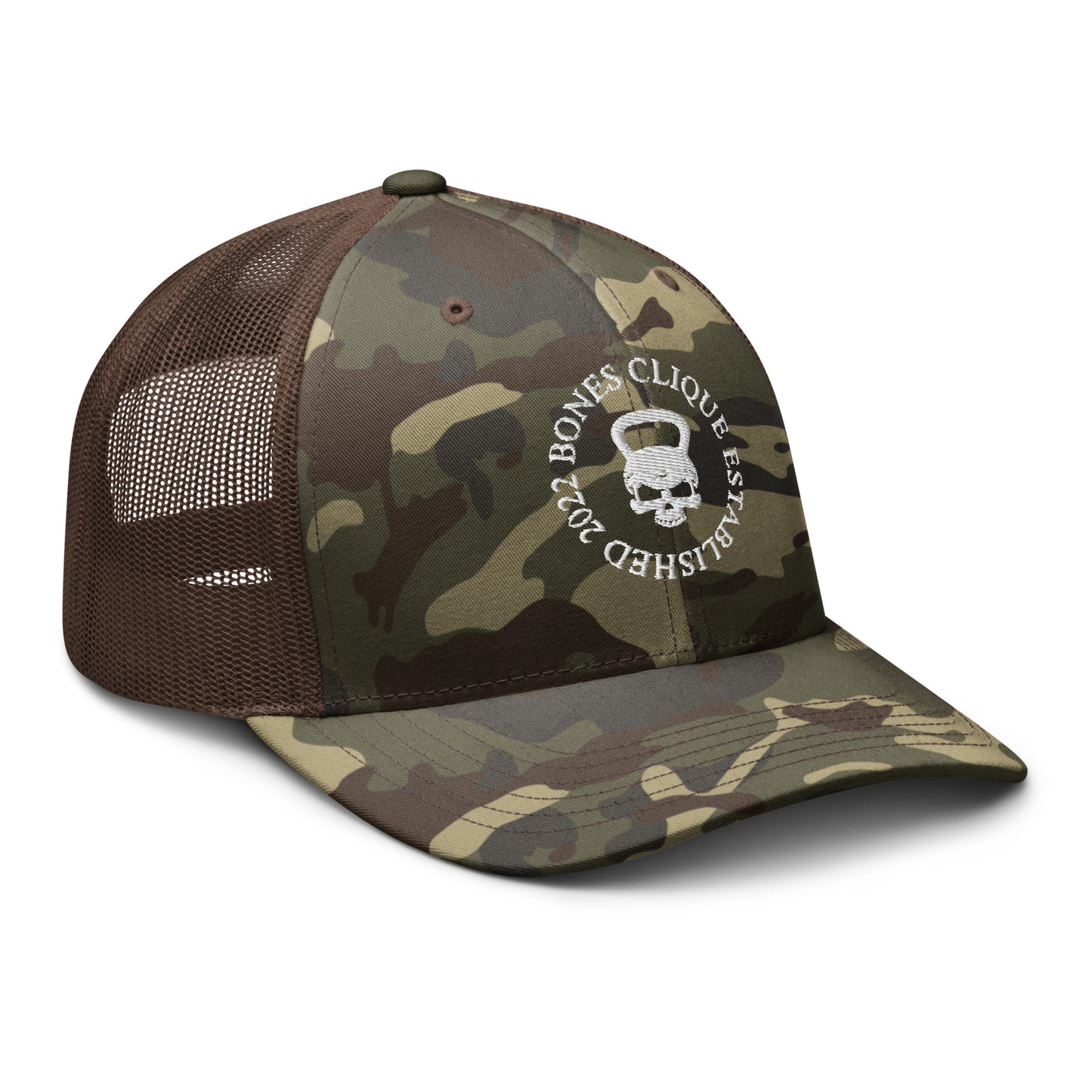 EST. Camo Trucker Cap