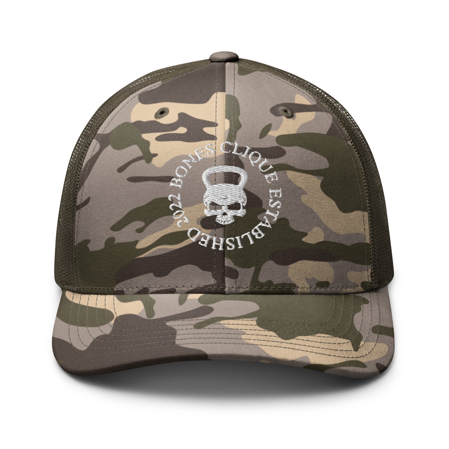 EST. Camo Trucker Cap