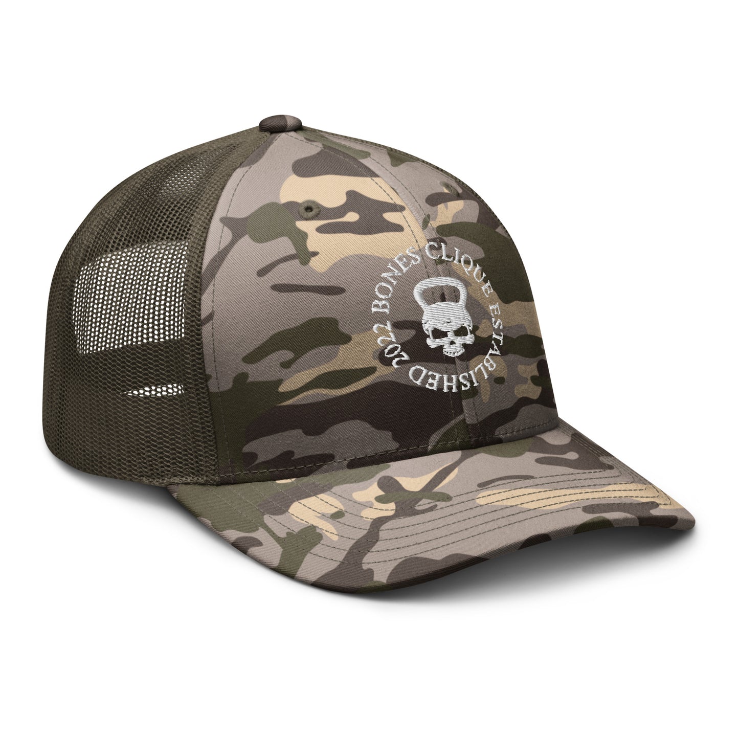 EST. Camo Trucker Cap