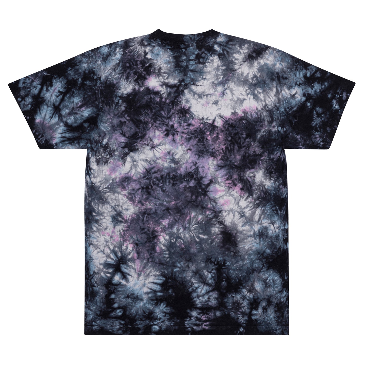 Bones Clique embroidered tie-dye t-shirt